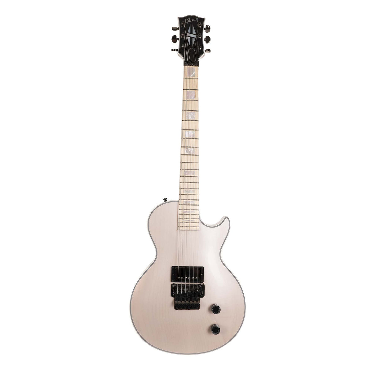 Gibson Custom Shop Les Paul Axcess Custom Made 2 Measure Trans White and Maple Fretboard — 2