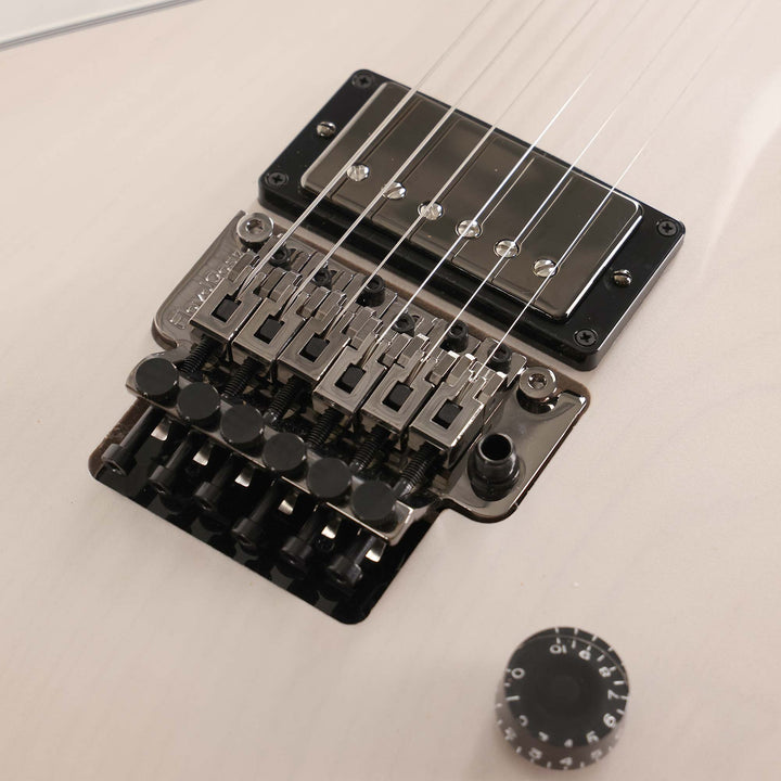 Gibson Custom Shop Les Paul Axcess Custom Made 2 Measure Trans White and Maple Fretboard