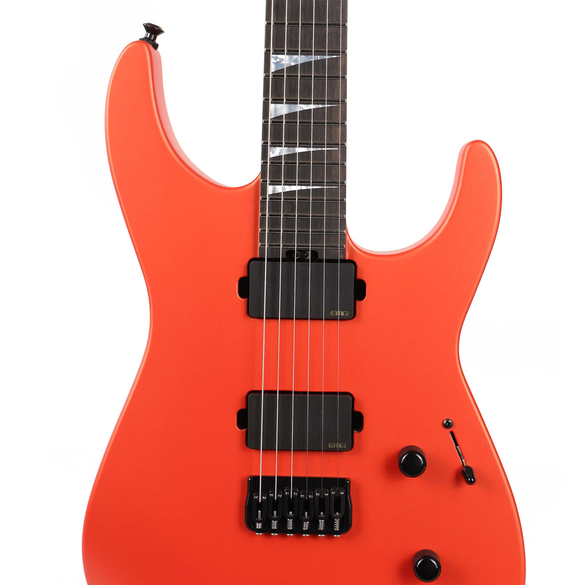 Jackson American Series Limited Edition Soloist SL2MG HT Satin Lambo Orange — 4