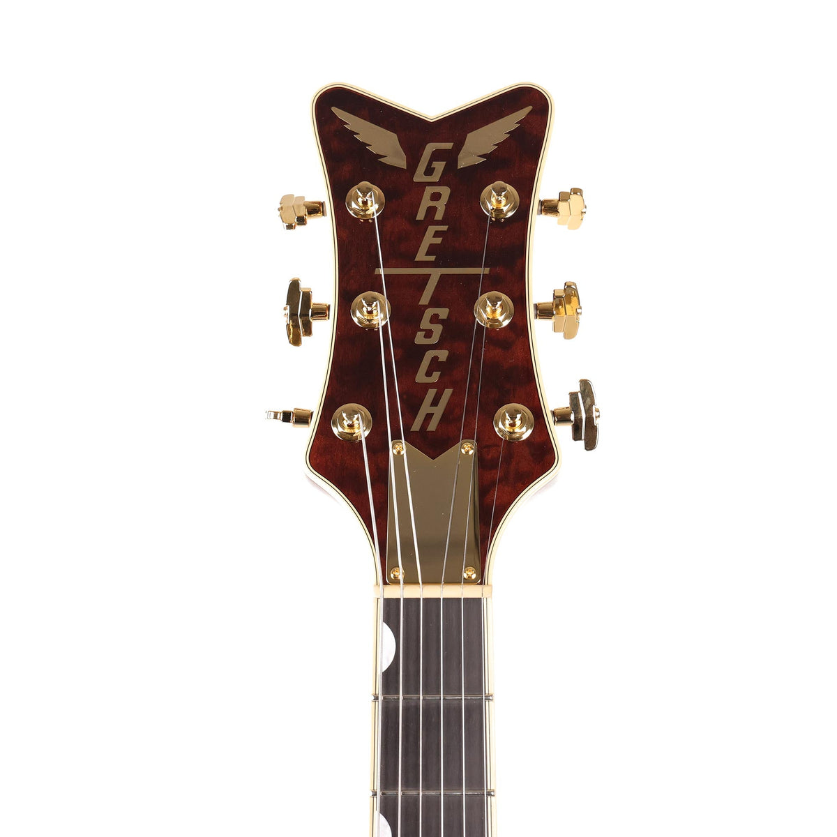 Gretsch Limited Edition Falcon Center Block Jr. Guitar Quilted Maple Roundup Orange — 7