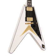 Gibson Custom Shop Flying V Custom Made 2 Measure Alpine White and Split Block Inlays