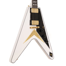Gibson Custom Shop Flying V Custom Made 2 Measure Alpine White and Split Block Inlays