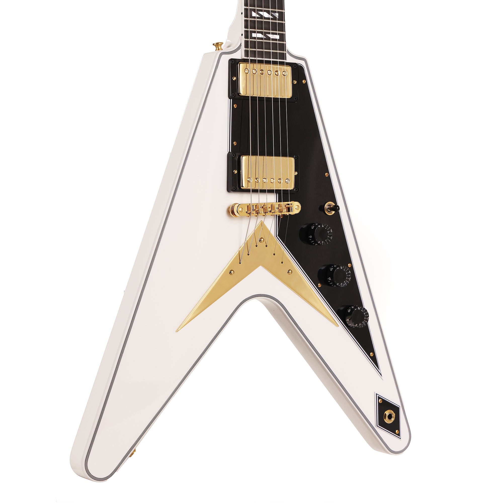 Gibson Custom Shop Flying V Custom Made 2 Measure Alpine White and