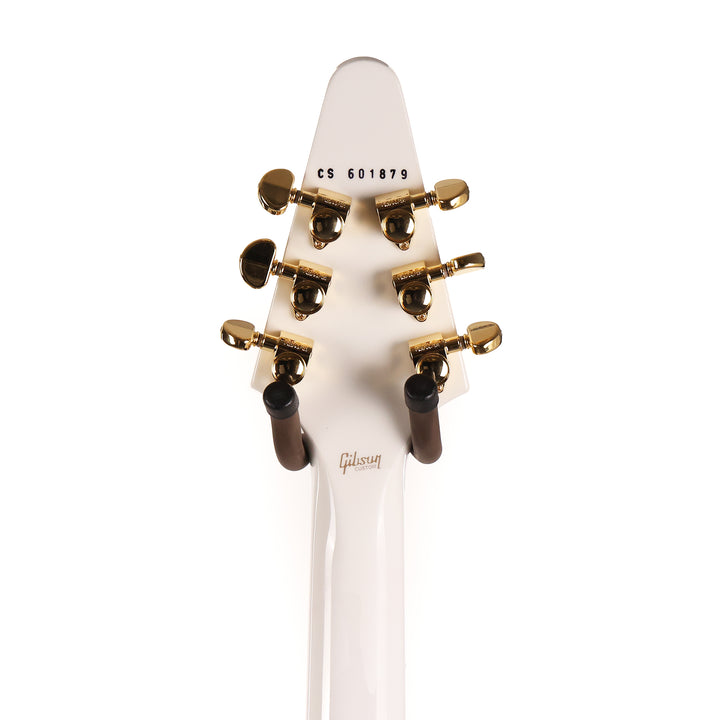 Gibson Custom Shop Flying V Custom Made 2 Measure Alpine White and Split Block Inlays