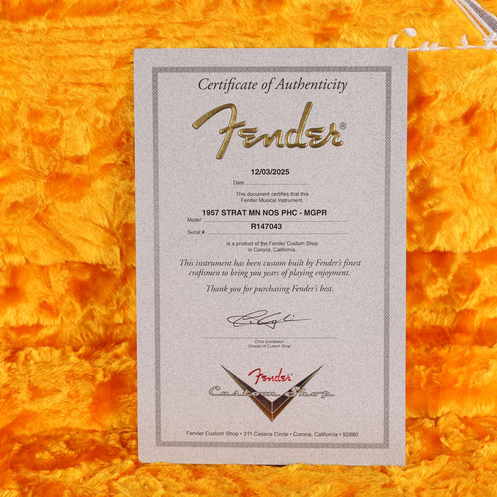 Fender Custom Shop 1957 Stratocaster NOS Magenta Pearl with Matching Neck