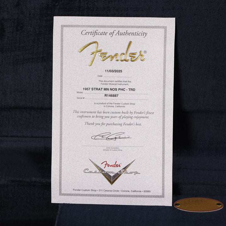 Fender Custom Shop 1957 Stratocaster NOS Torino Red with Matching Neck