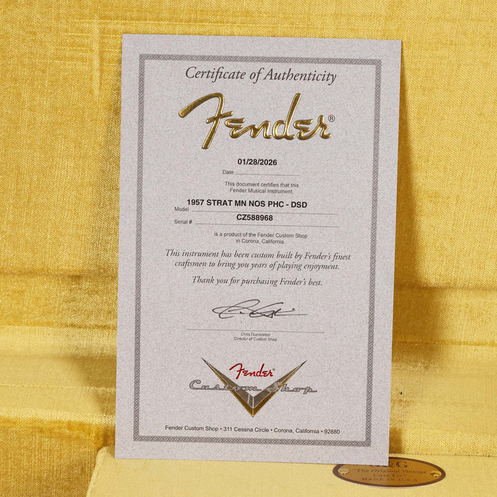 Fender Custom Shop 1957 Stratocaster NOS Desert Sand with Matching Neck
