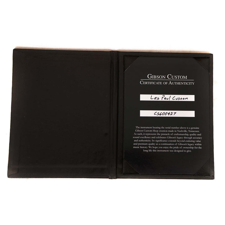 Gibson Custom Shop Les Paul Custom Made 2 Measure Antiqued Alpine White