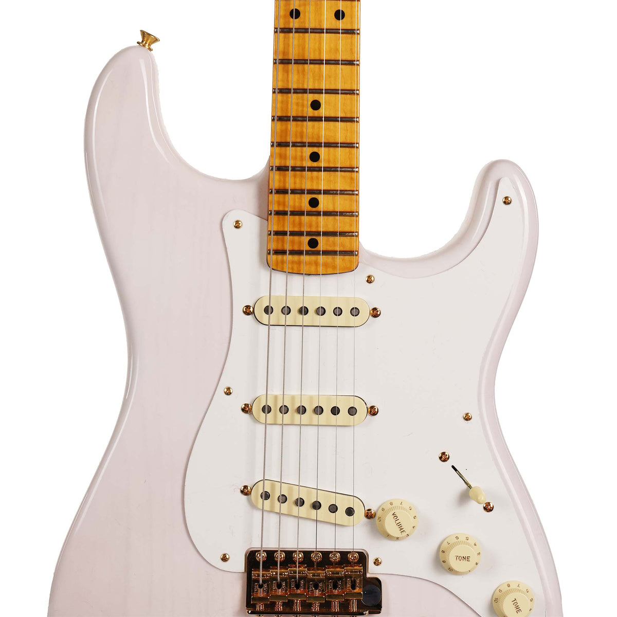 Fender Limited Edition American Vintage II 1957 Stratocaster White Blonde — 4