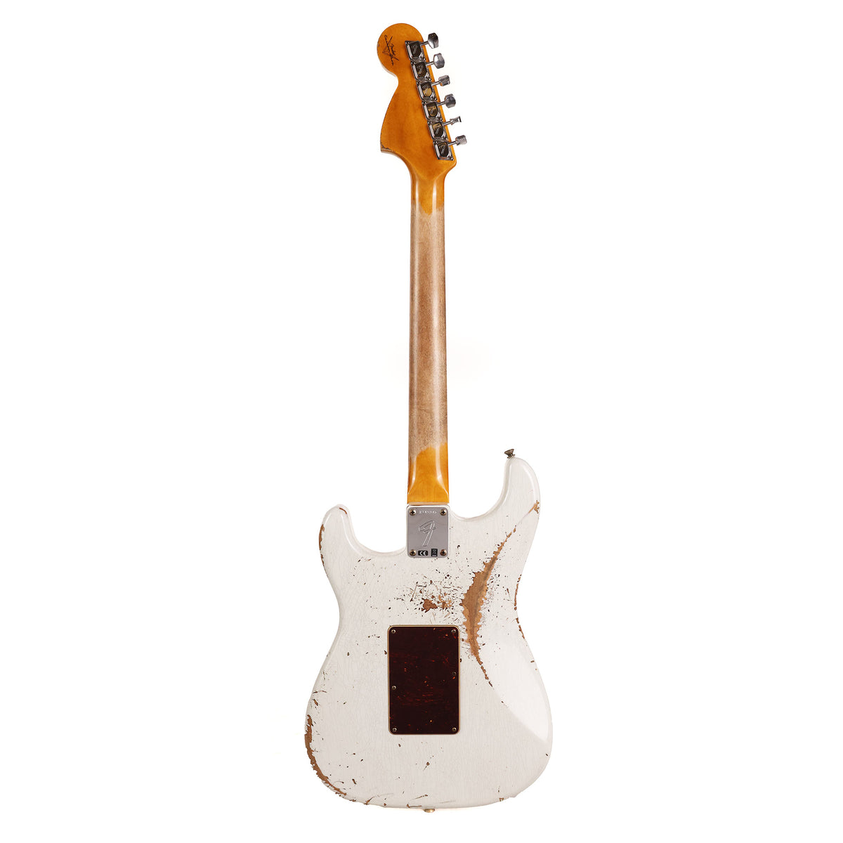 Fender Custom Shop ZF Stratocaster HSH Heavy Relic Olympic White — 4