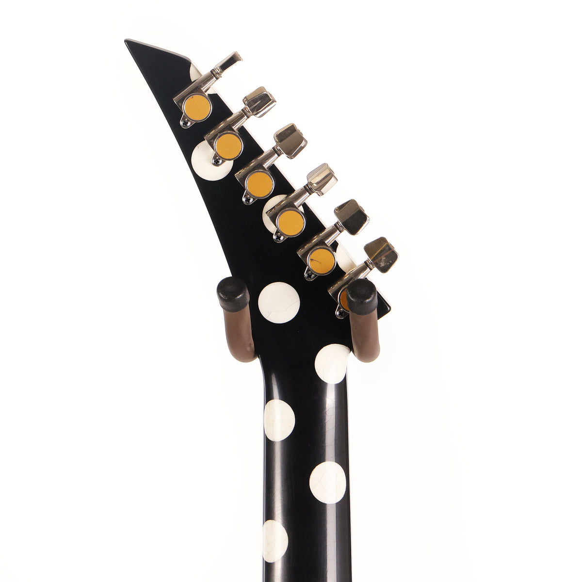 Jackson Custom Shop Rhoads RR-VS Nitro Black and White Polka Dots — 15