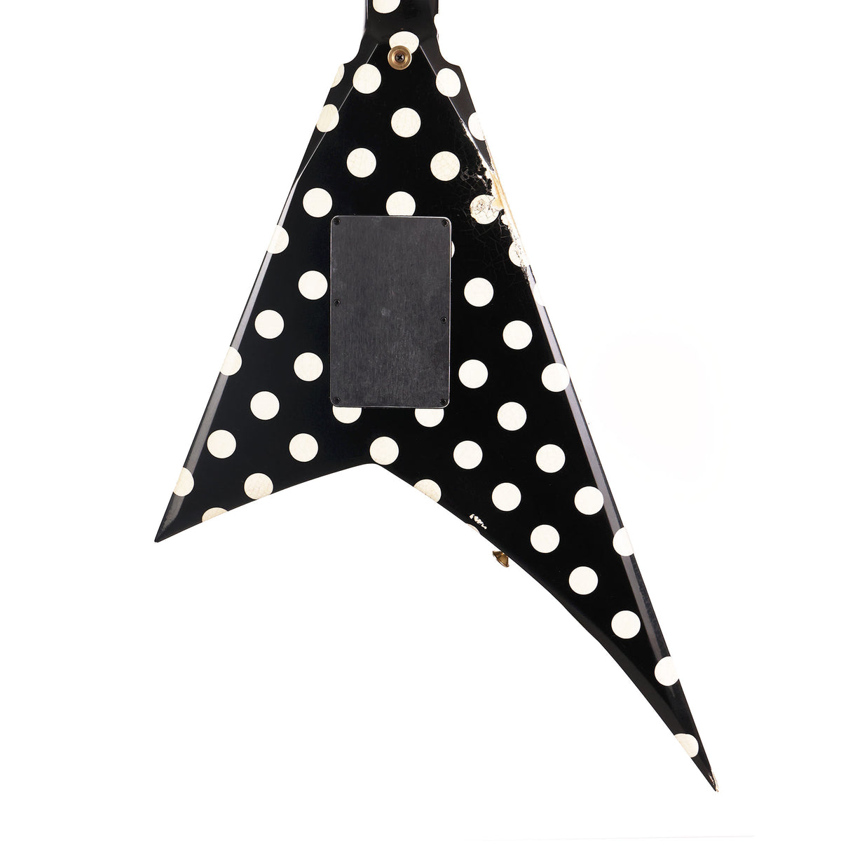 Jackson Custom Shop Rhoads RR-VS Nitro Black and White Polka Dots — 6