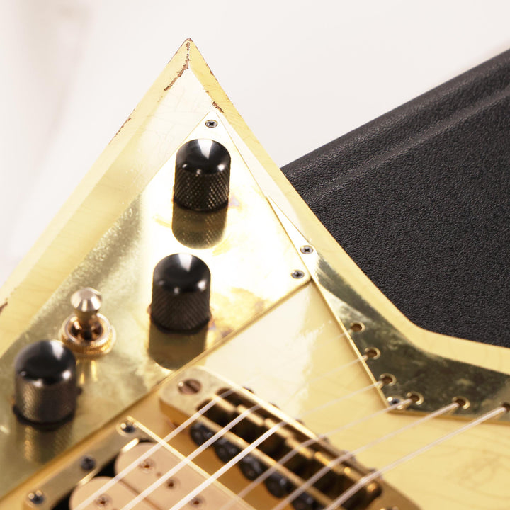 Jackson Custom Shop Rhoads RR-VS Fixed Bridge Vintage White Nitro Aged