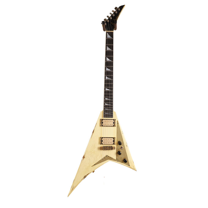 Jackson Custom Shop Rhoads RR-VS Fixed Bridge Vintage White Nitro Aged