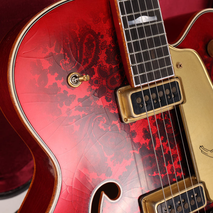 Gretsch Custom Shop G6136-55GE 1955 Falcon Masterbuilt Gonzalo Madrigal Candy Apple Red Paisley