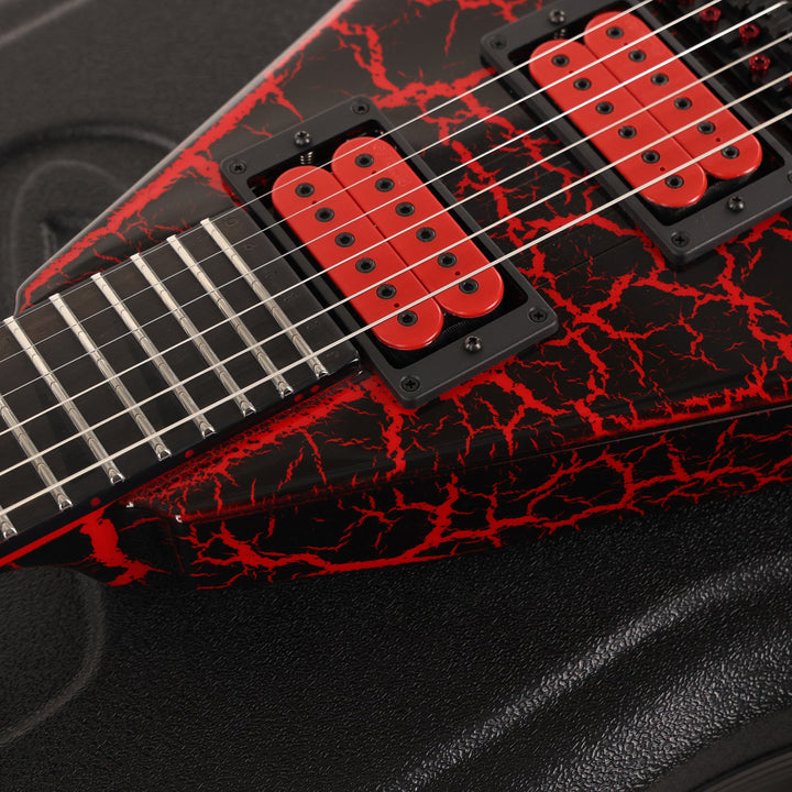 Jackson Custom Shop King V Red Crackle