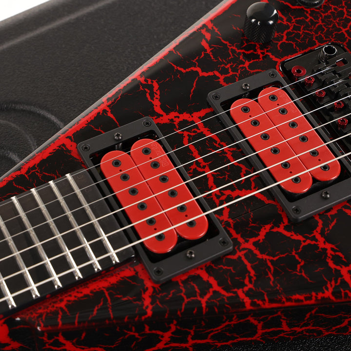 Jackson Custom Shop King V Red Crackle