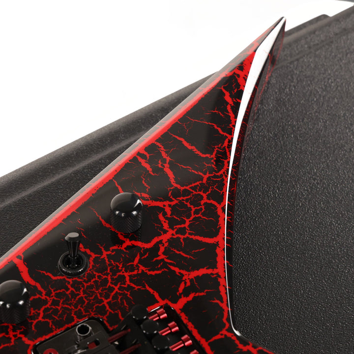 Jackson Custom Shop King V Red Crackle