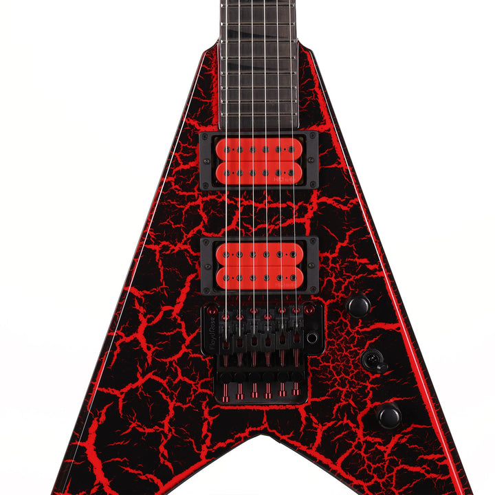 Jackson Custom Shop King V Red Crackle