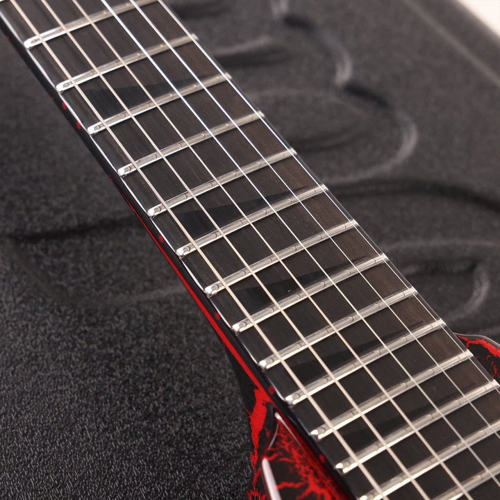 Jackson Custom Shop King V Red Crackle