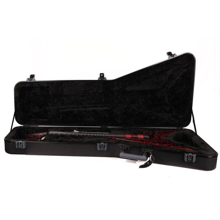 Jackson Custom Shop King V Red Crackle