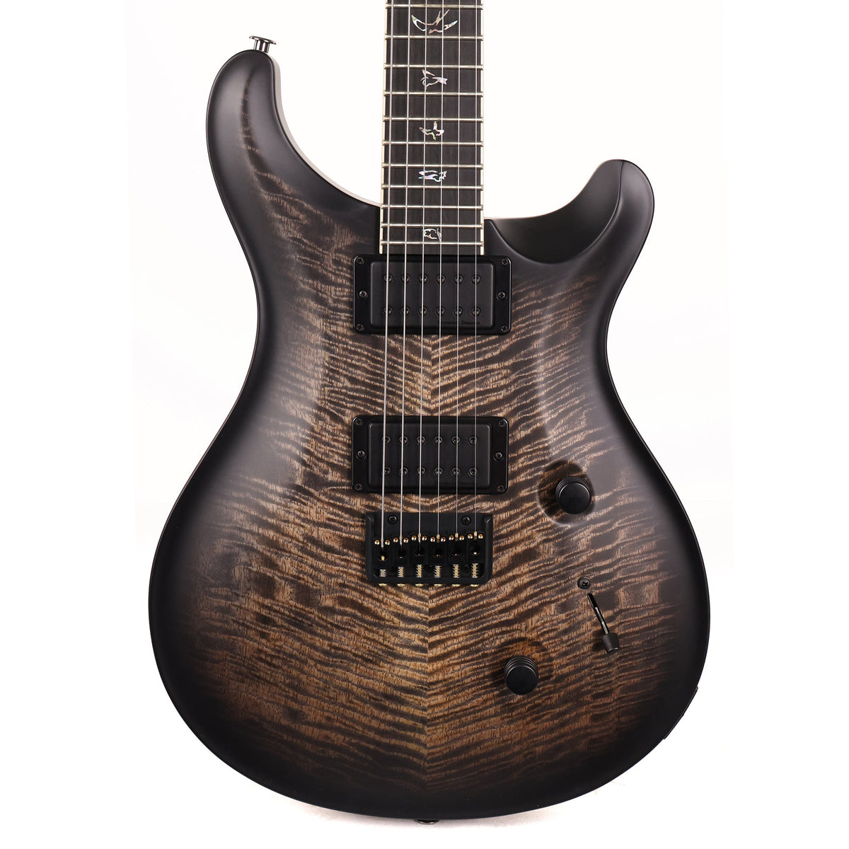 PRS Mark Holcomb Signature Charcoal Wraparound Burst — 1