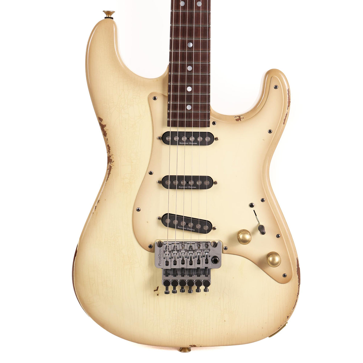 Charvel Custom Shop So-Cal 3SC Nitro Aged Relic Antigua — 2
