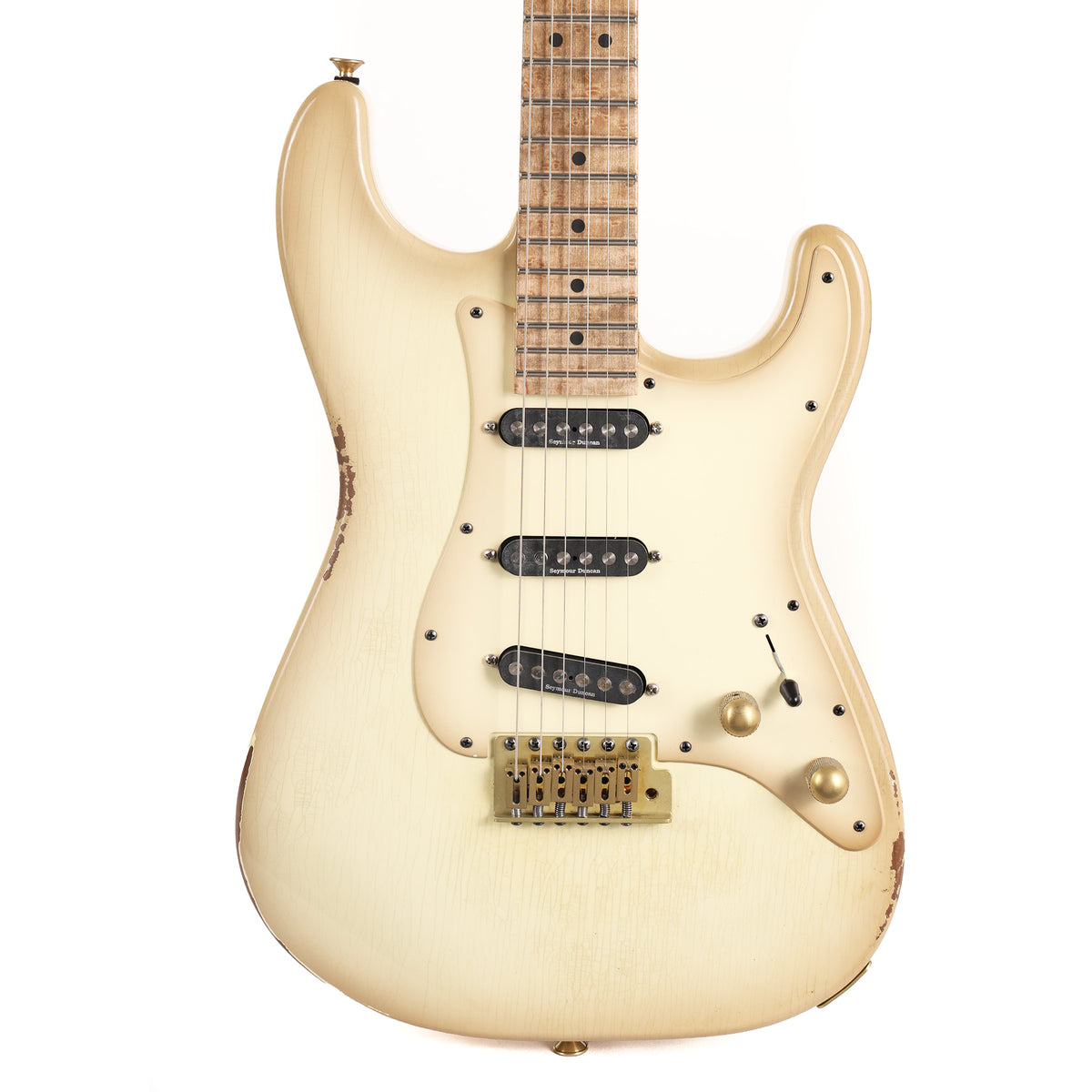 Charvel Custom Shop So-Cal 3SC Nitro Aged Relic Antigua — 2