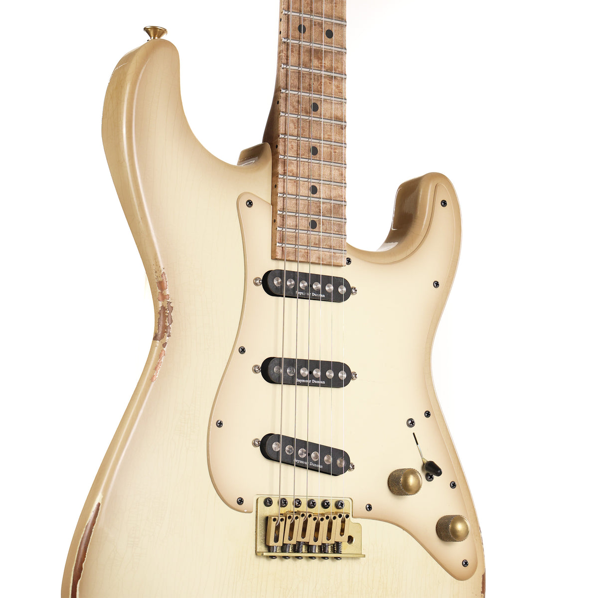 Charvel Custom Shop So-Cal 3SC Nitro Aged Relic Antigua — 5