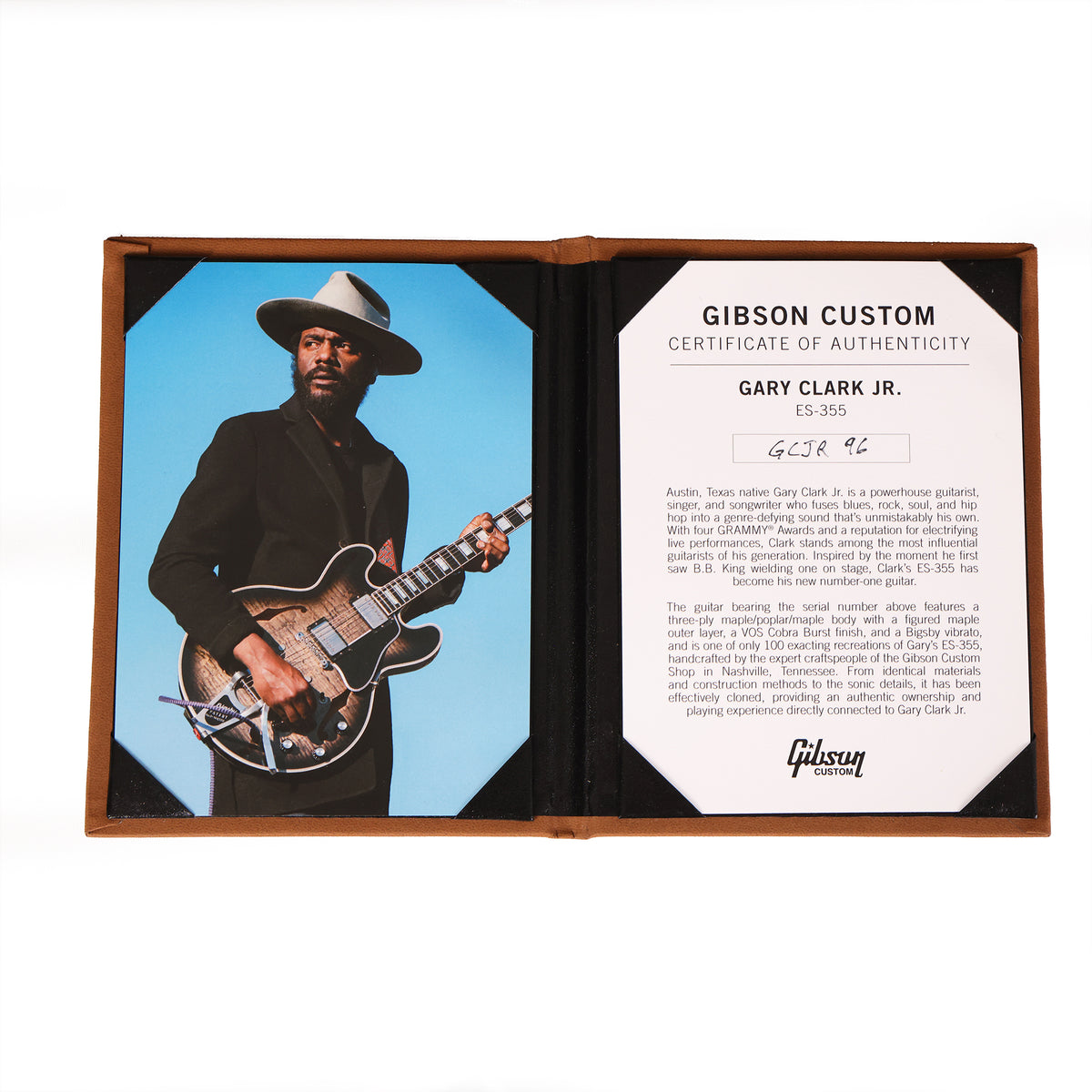 Gibson Custom Shop Gary Clark Jr. ES-355 VOS Cobra Burst Limited Edition — 11