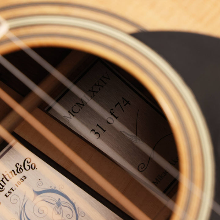 Martin OM Mikael Åkerfeldt Signature Acoustic Guitar Natural