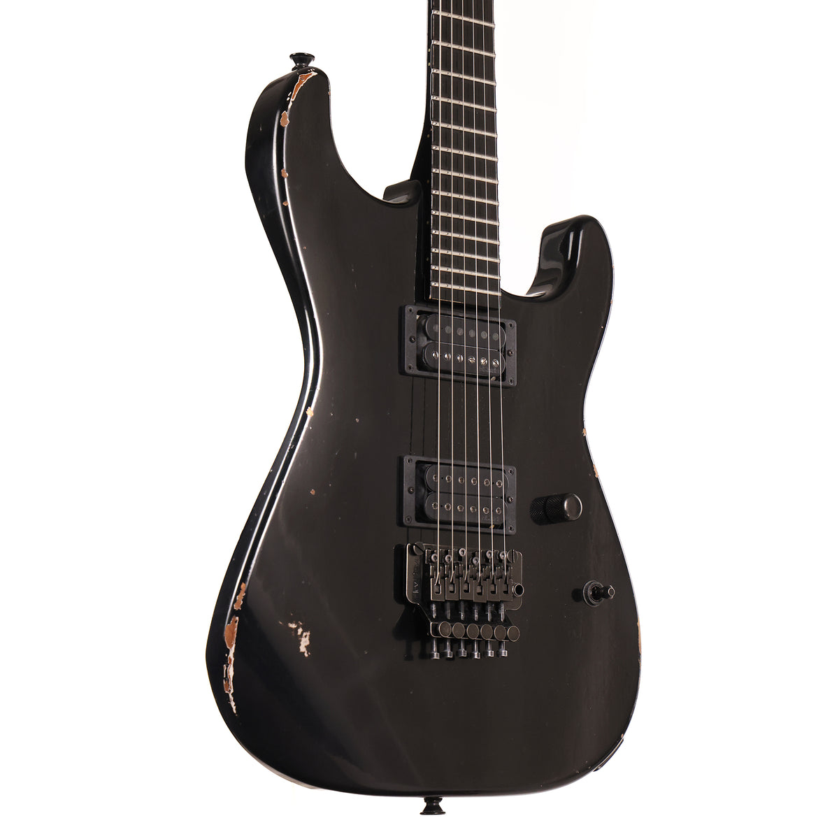Charvel Custom Shop San Dimas Music Zoo Exclusive Painted Neck Black — 1