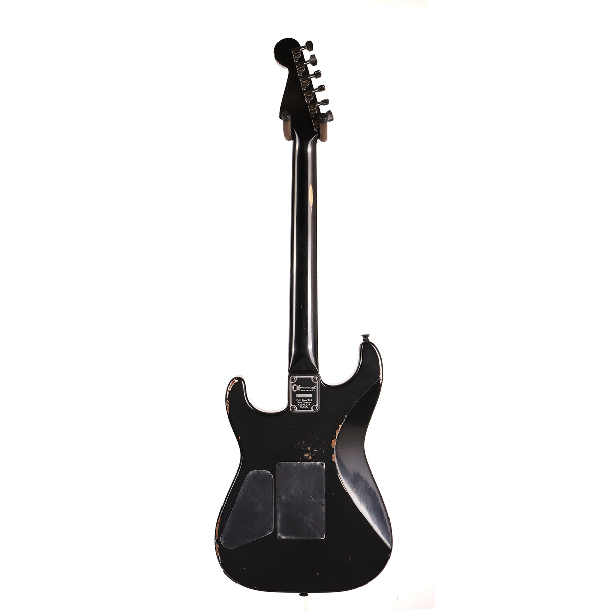 Charvel Custom Shop San Dimas Music Zoo Exclusive Painted Neck Black — 4