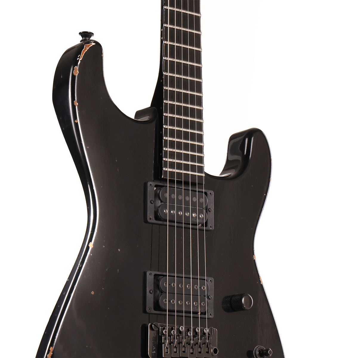 Charvel Custom Shop San Dimas Music Zoo Exclusive Painted Neck Black — 5