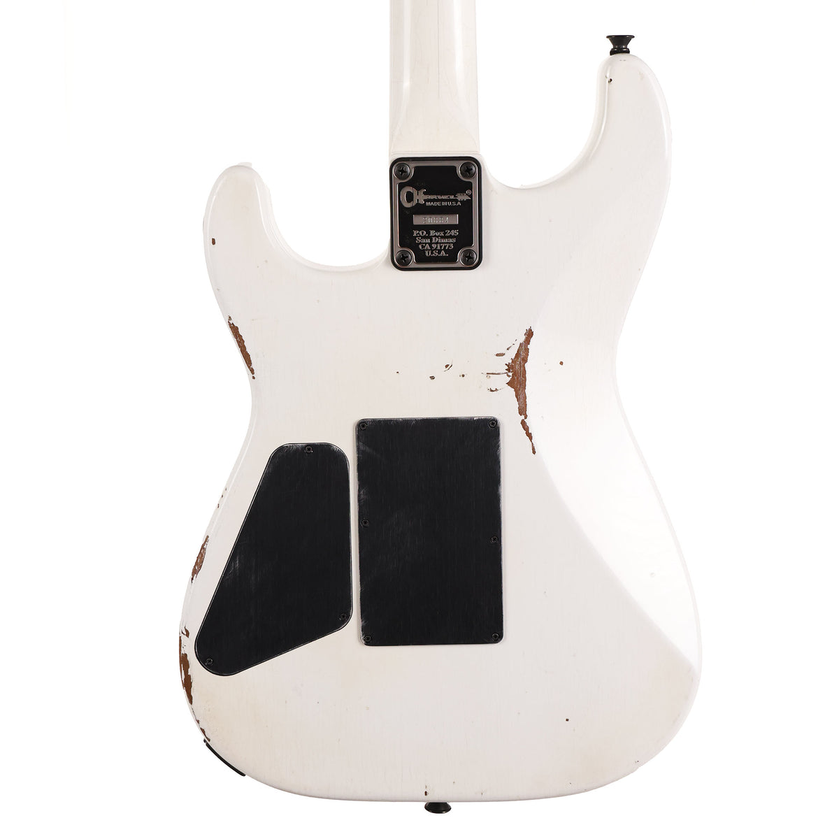 Charvel Custom Shop San Dimas Music Zoo Exclusive Painted Neck Snow White — 6