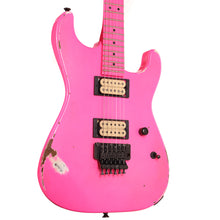 Charvel Custom Shop San Dimas Music Zoo Exclusive Painted Neck Neon Pink