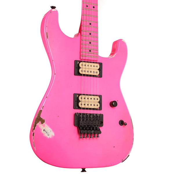 Charvel Custom Shop San Dimas Music Zoo Exclusive Painted Neck Neon Pink