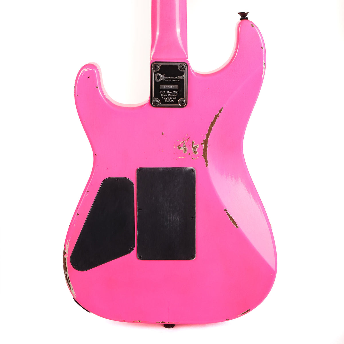 Charvel Custom Shop San Dimas Music Zoo Exclusive Painted Neck Neon Pink — 6