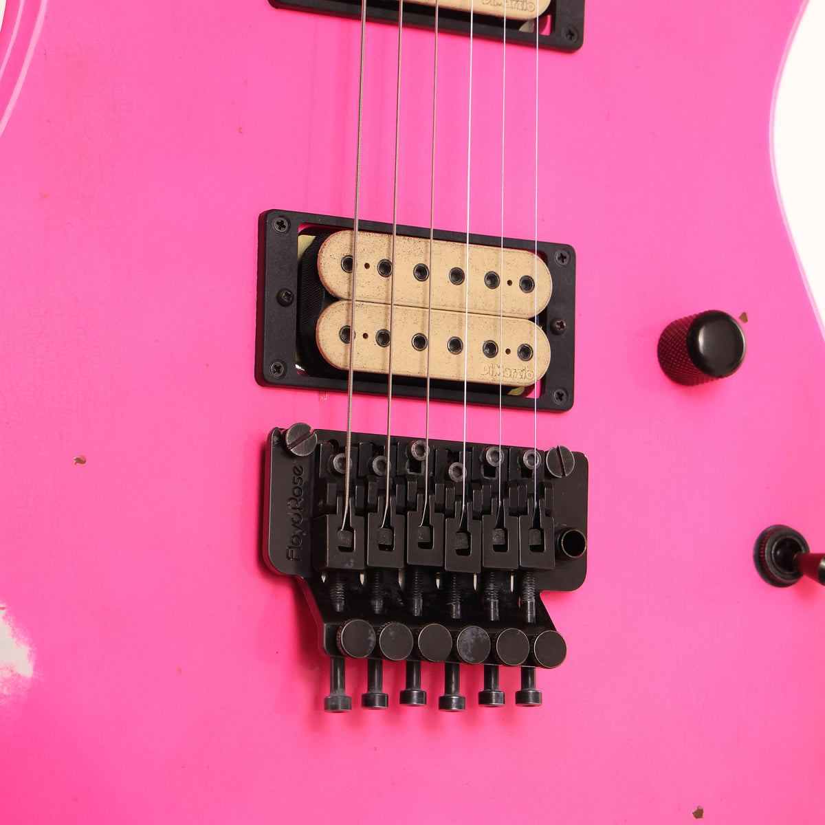 Charvel Custom Shop San Dimas Music Zoo Exclusive Painted Neck Neon Pink — 8