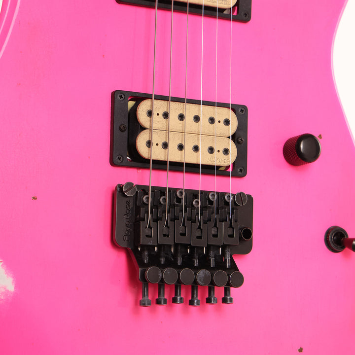 Charvel Custom Shop San Dimas Music Zoo Exclusive Painted Neck Neon Pink