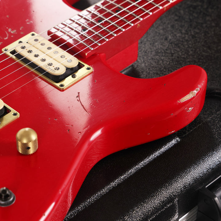Charvel Custom Shop San Dimas Music Zoo Exclusive Painted Neck Torino Red