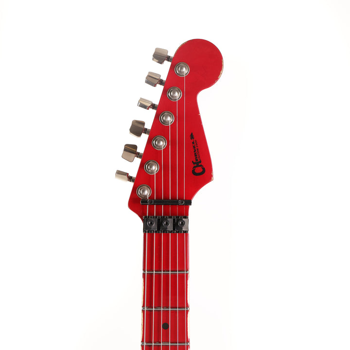 Charvel Custom Shop San Dimas Music Zoo Exclusive Painted Neck Torino Red