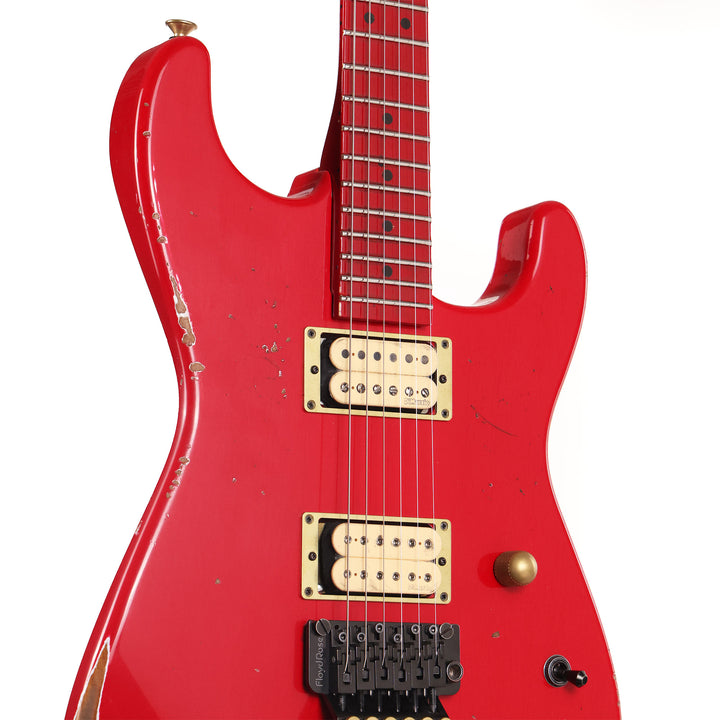Charvel Custom Shop San Dimas Music Zoo Exclusive Painted Neck Torino Red