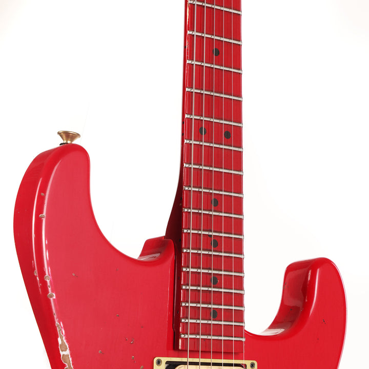 Charvel Custom Shop San Dimas Music Zoo Exclusive Painted Neck Torino Red