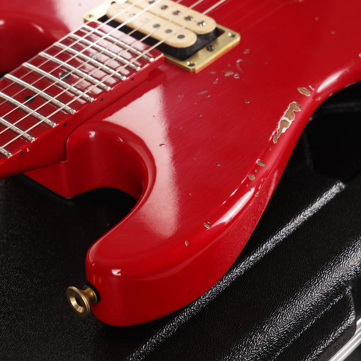 Charvel Custom Shop San Dimas Music Zoo Exclusive Painted Neck Torino Red