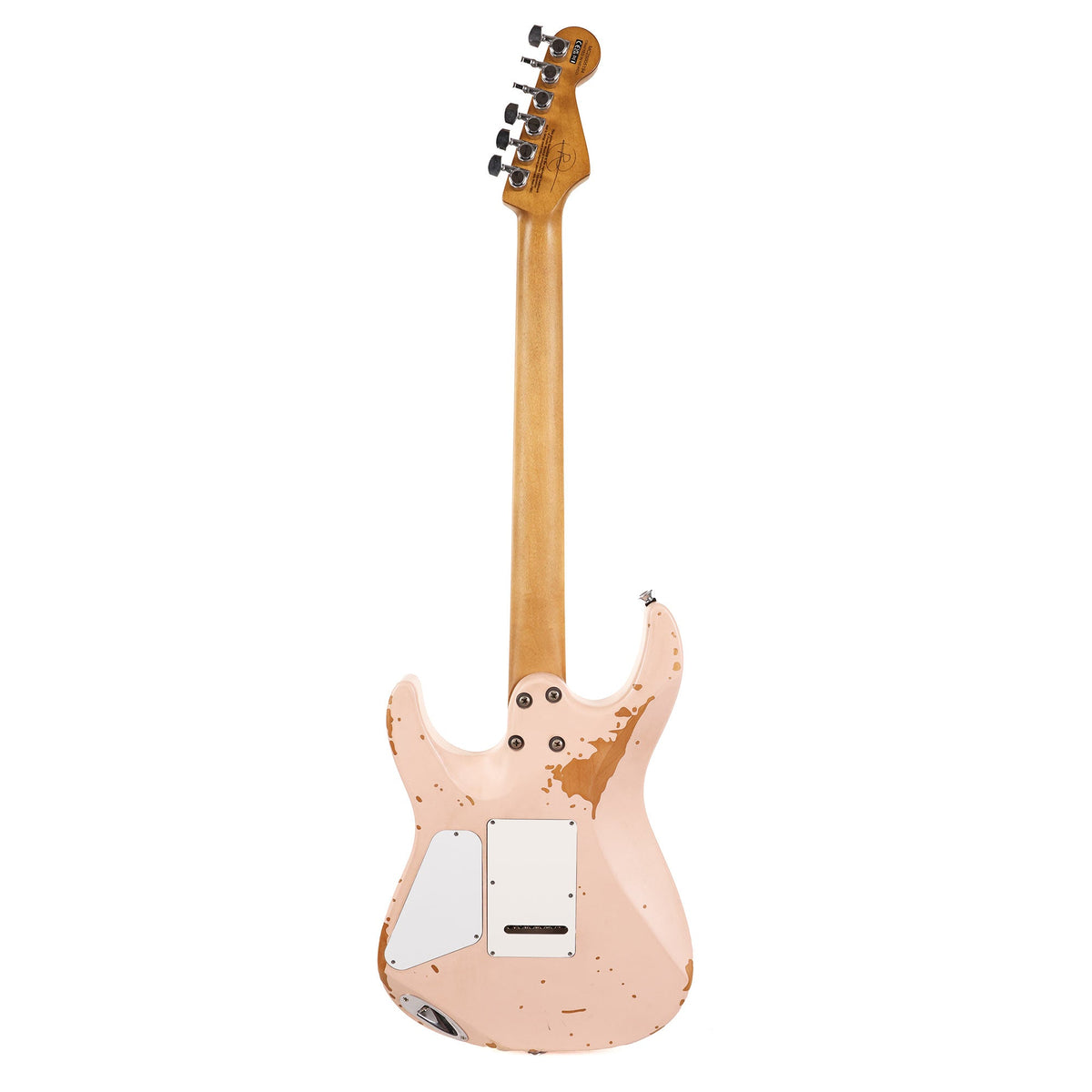 Charvel Rick Graham Signature Pro-Mod DK24 2PT MPL Worn Shell Pink — 3