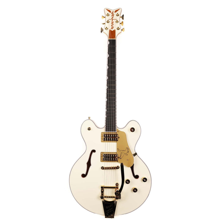 Gretsch Falcon Center Block LTD Double-Cut with String-Thru Bigsby Vintage White