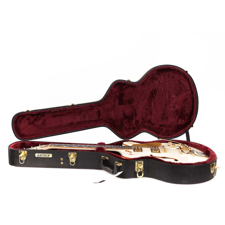 Gretsch Falcon Center Block LTD Double-Cut with String-Thru Bigsby Vintage White