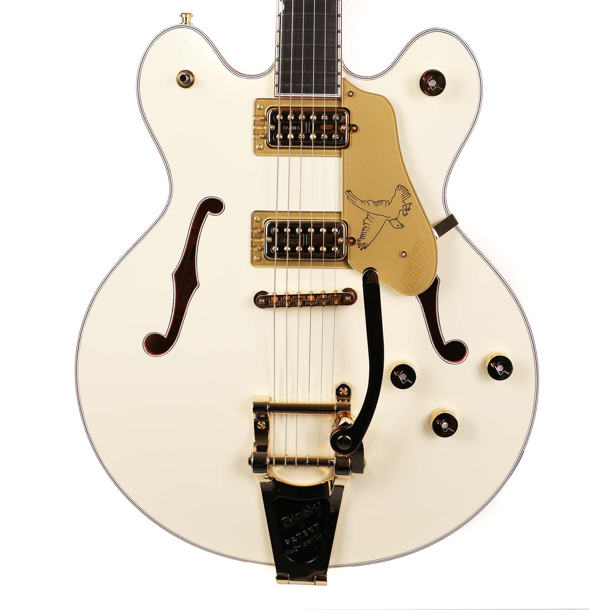 Gretsch Falcon Center Block LTD Double-Cut with String-Thru Bigsby Vintage White 2025 — 1