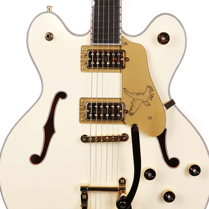 Gretsch Falcon Center Block LTD Double-Cut with String-Thru Bigsby Vintage White